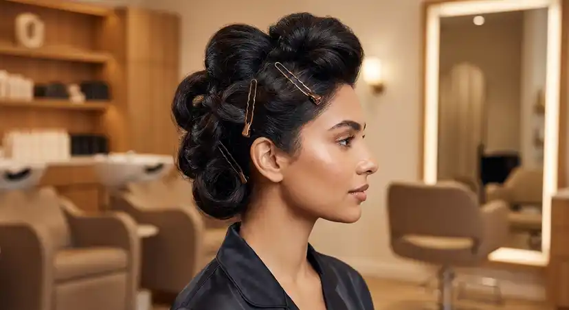 Jumbo bobby pins designed for thick hair styling