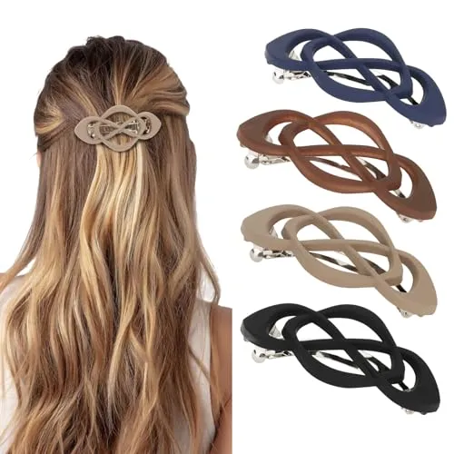 Amariver Vintage French Barrette Clips (4 Pack)