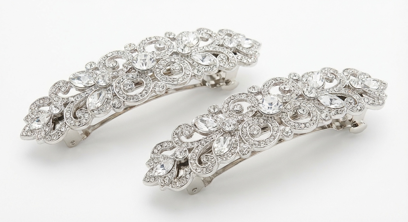 Bella Pair of Hair Barrettes