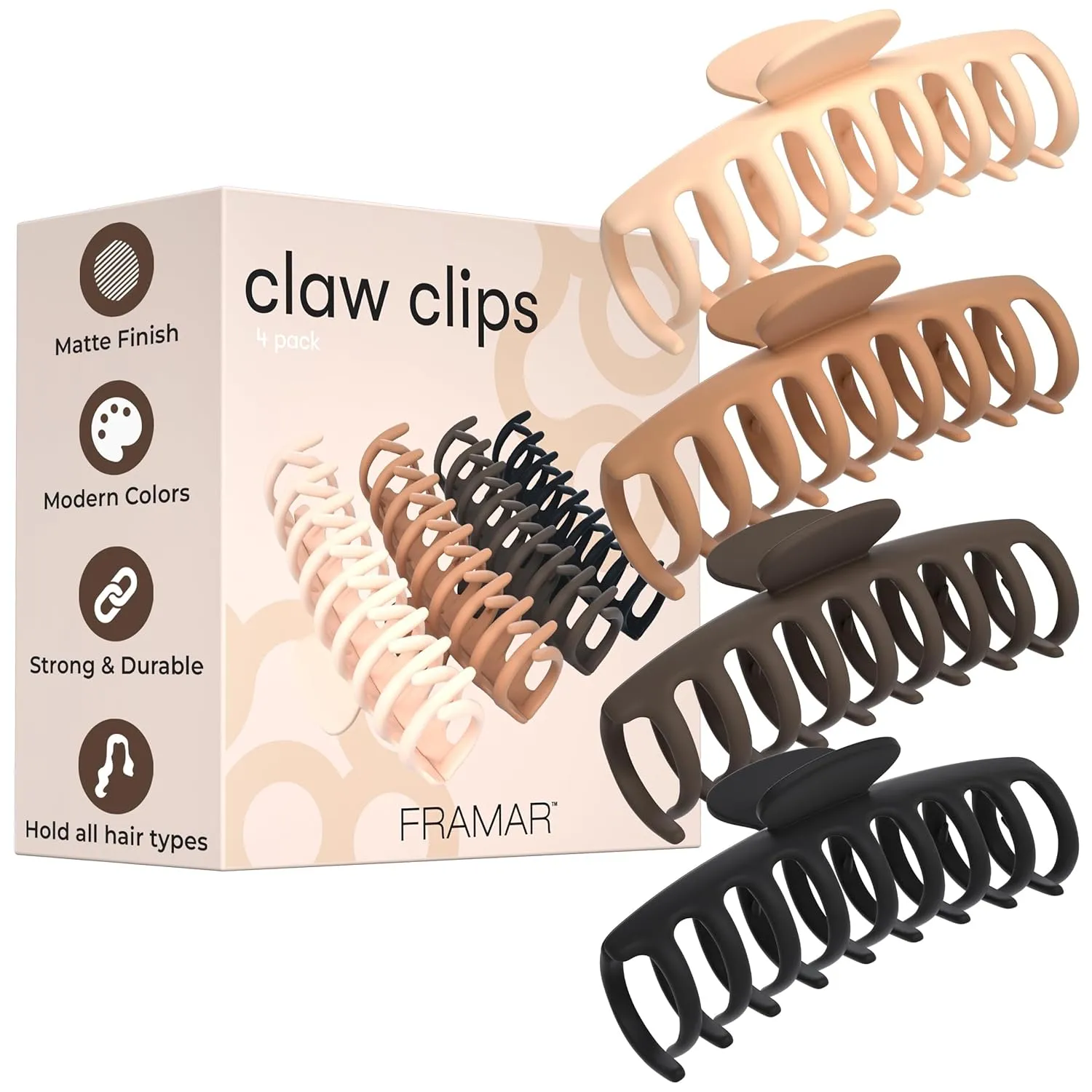 FRAMAR Large Claw Clips