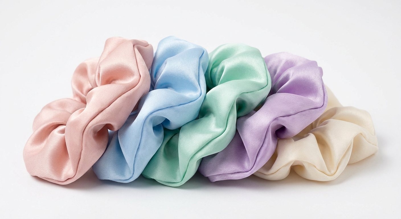Kitsch Satin Scrunchies (5 Pack)