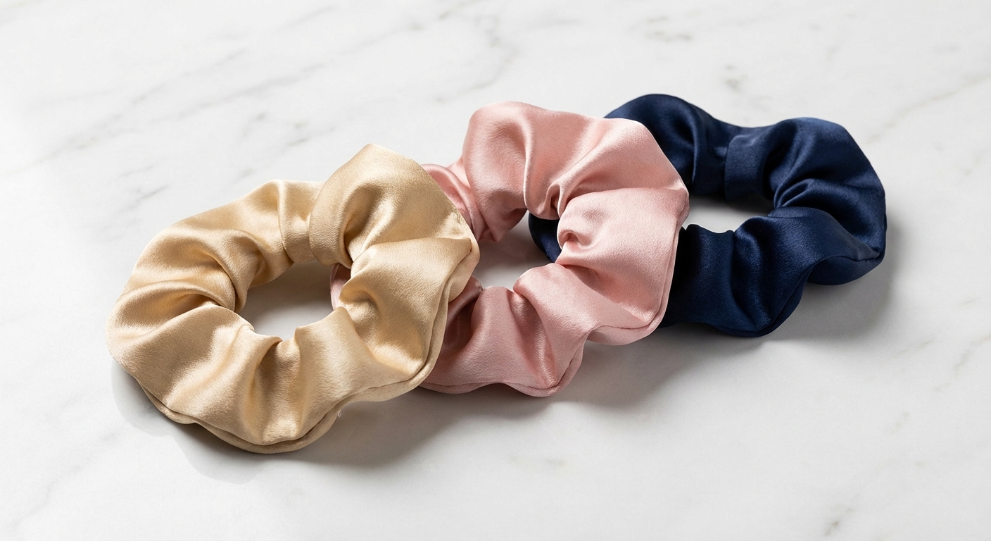 LILYSILK Pure Mulberry Silk Scrunchies