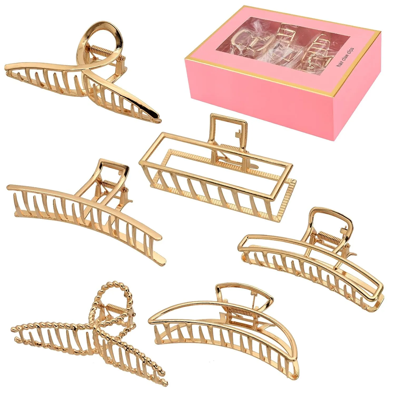 LUKACY Metal Claw Clips