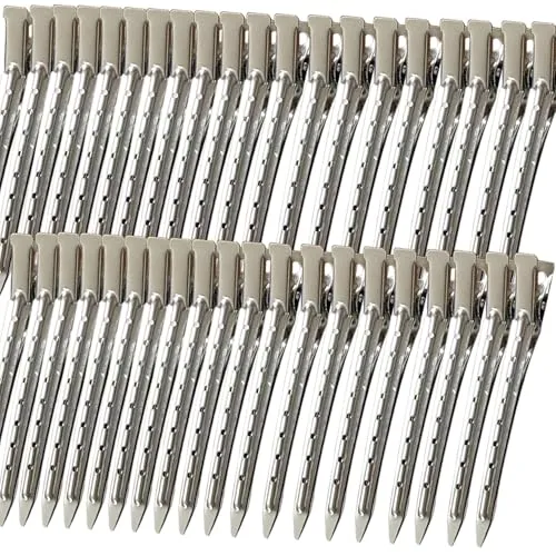Mythos Metal Duck Billed Clips (40 Pack, 3.5 in)