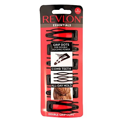 REVLON Double Grip Hair Clips (6 Count)