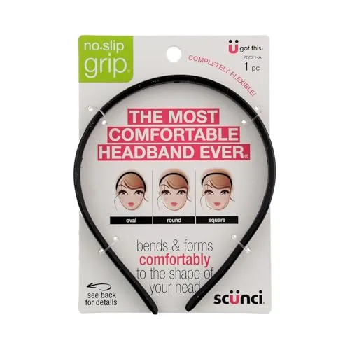 Scunci No-Slip Grip Bendable Headband