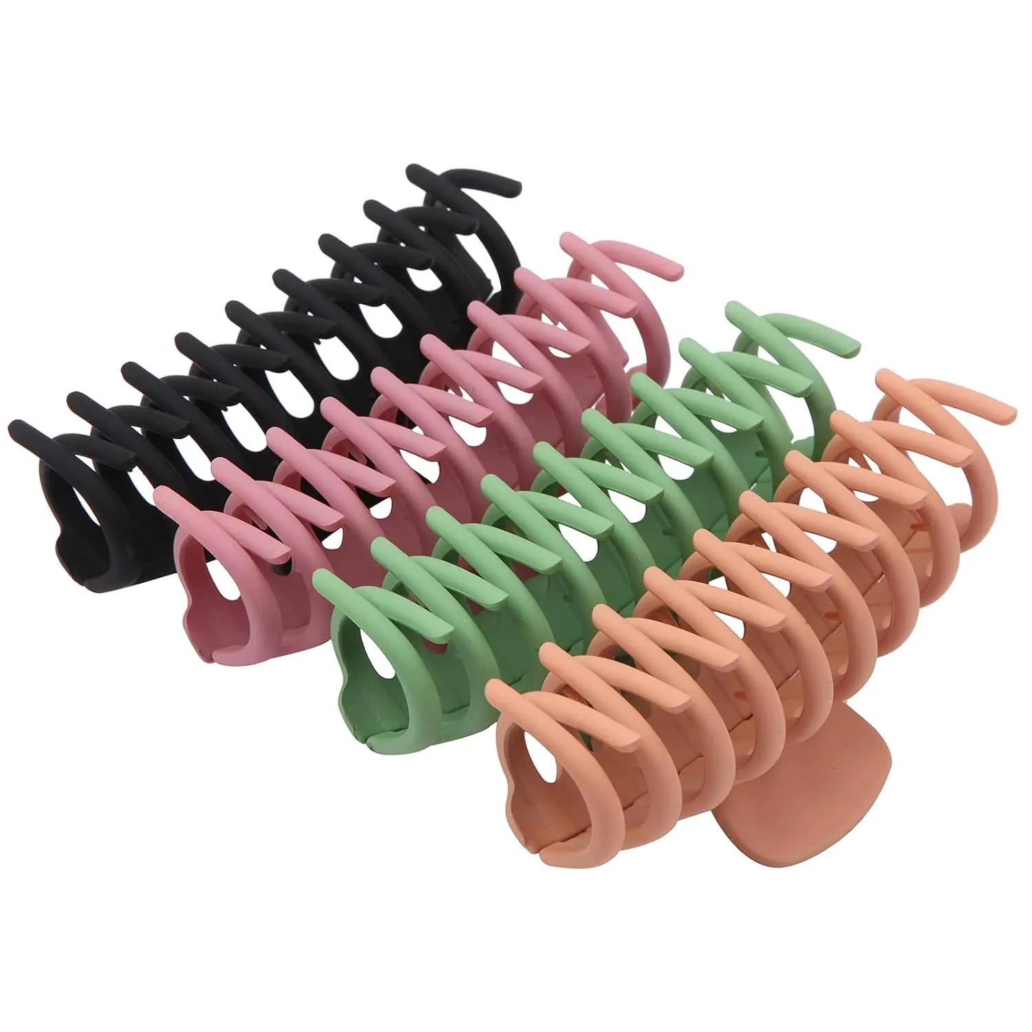 SHALAC Large Hair Claw Clips (4 Pack)
