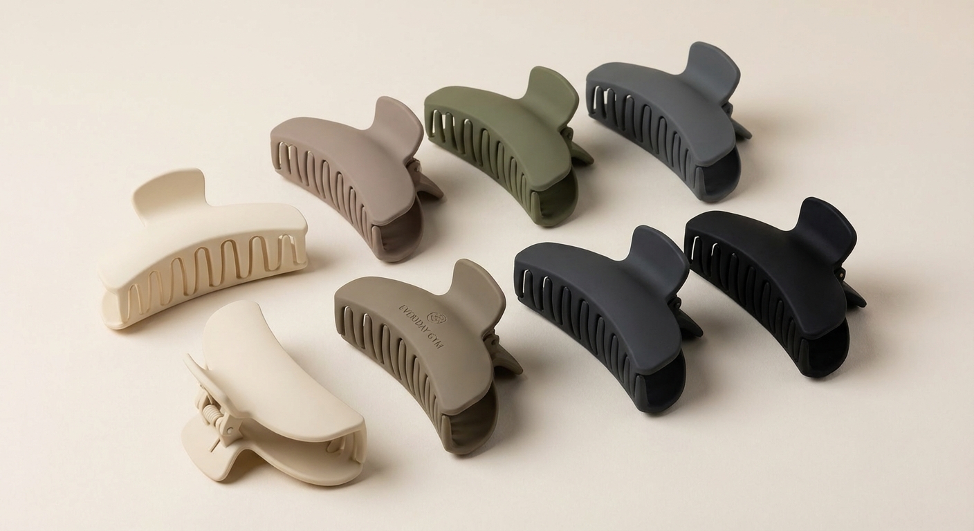 TOCESS 8 Pack Big Hair Claw Clips